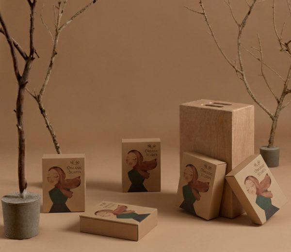 Organic Scarf and Shawl Box
